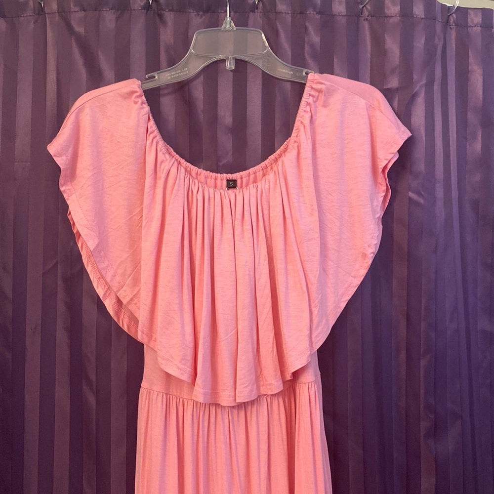 Pink maxi dress